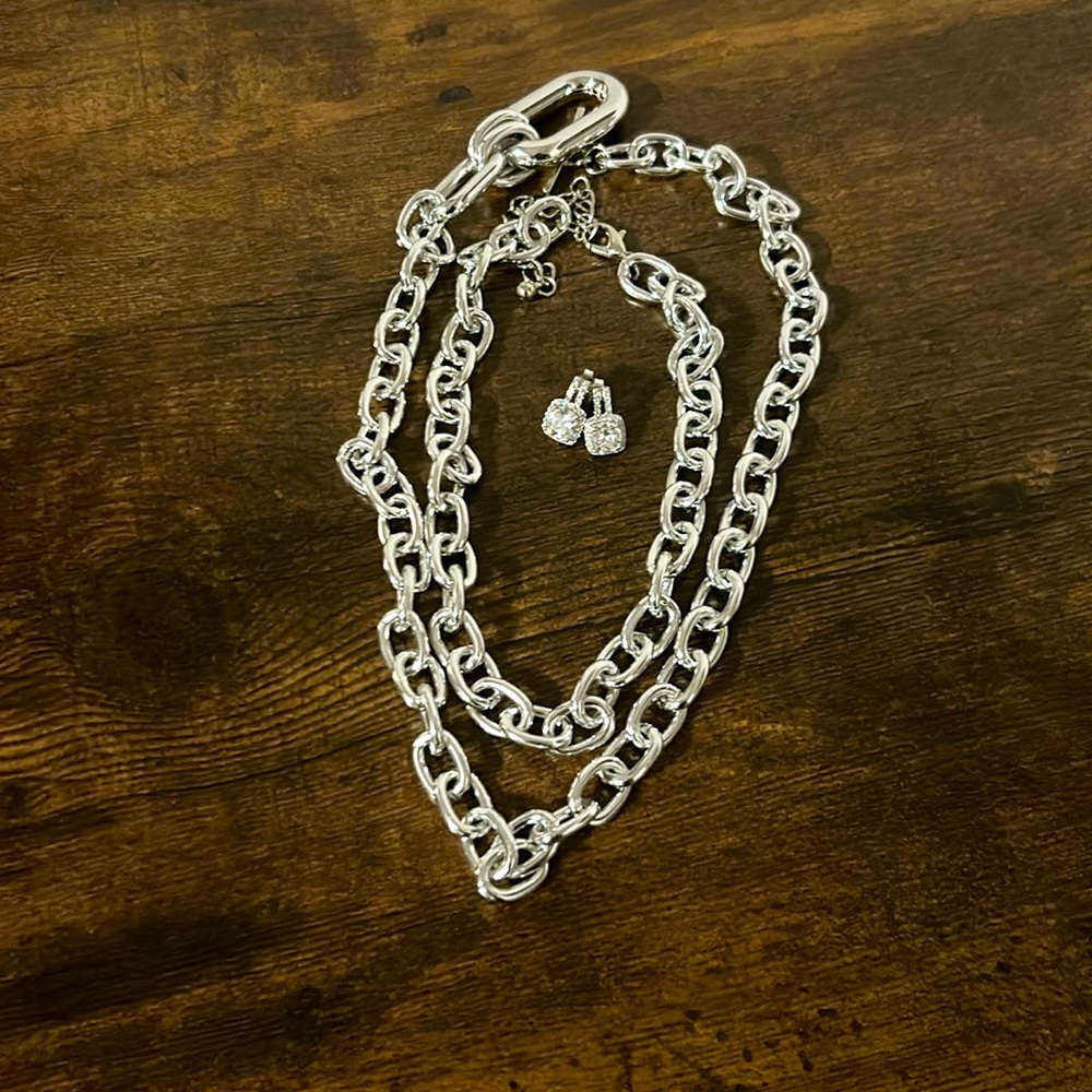 Necklace/Choker/earrings set